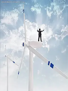 风车上的人背景素材PSD分层素材|背景素材|背景图片|壁纸|淡彩|淡雅|底纹|电脑绘制|高清桌面|简约背景|墙纸|生活百科|素材下载|素雅背景|纹理|桌面