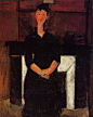 Woman Seated by a Fireplace, 1915 - Amedeo Modigliani