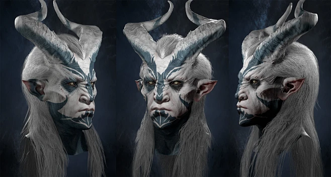 Elder elf - realtime head图片_日韩怪图片素材-花瓣网