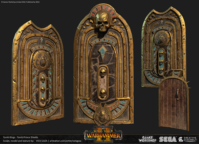 Tomb Kings Shields -...