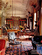 Chateau de Fluery drawing room | Chic apartments | Pinterest