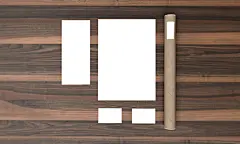 A4纸张整套企业办公用品VI样机