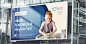 banner billboard design graphic design  poster school School Billboard