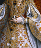 La Infanta Isabel Clara Eugenia y Magdalena Ruiz, 1585. Detail.