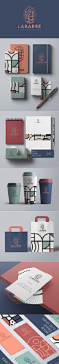 [米田/主动设计整理]Branding: Labarre Bookstore & Cafe Branding Design by ONTO Design Studio