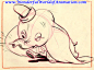 [转载]迪斯尼动画艺术手稿-小飞象1941年