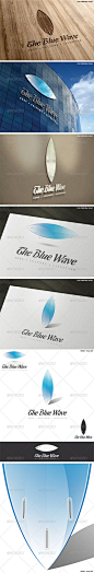 The Blue Wave Logo Template - Objects Logo Templates