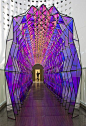 One Way Colour Tunnel by Olafur Eliasson installed on our 5th floor bridge a few years back :)