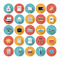 Finance and Market Flat Icons Set - Business Icons