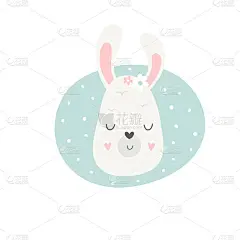 羊驼手绘脸。向量的性格。婴儿印刷，纺织品，书籍，婴儿淋浴模板卡