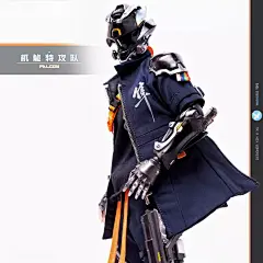 酷炫与实用兼备的『机能特攻队』！_赛博 : WarHorse是一家来自天津的玩具设计工作室，机能特攻队系列作品主要以赛博朋克与机能风潮流服饰为设计基础，呈现科技水平突发猛进的近未来世界观下的故事与角色。 -机能风后下摆双拉链风衣*1 …