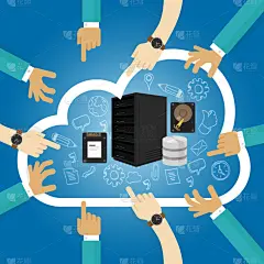 Iaas 基础设施作为服务共享主机硬件在云存储数据库服务器虚拟化