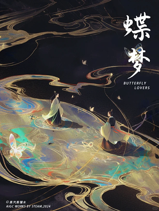 化蝶 | 蝉蜕尘埃外，蝶梦水云乡 - 小红书-花瓣网