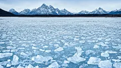 冰面雪山壁纸高清模板免费下载-趣麦麦图