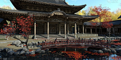 飘香大鸡腿采集到场景原画中国风