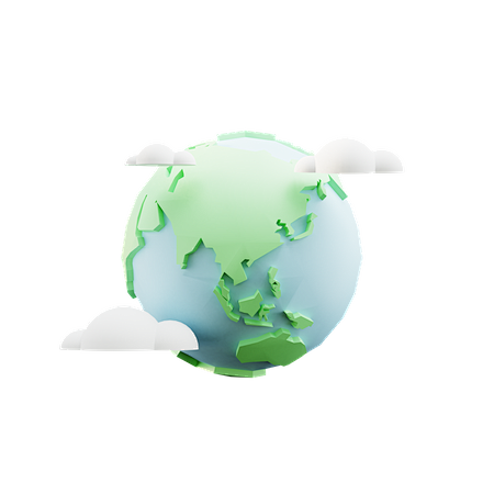 Earth day 3D Illustr...