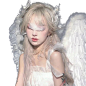 机智张 人物抠图 人物png 天使 自扣 @花季V