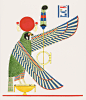 古埃及插图元素人文艺术素材
