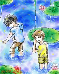 尚轩kk  的插画 萤火虫