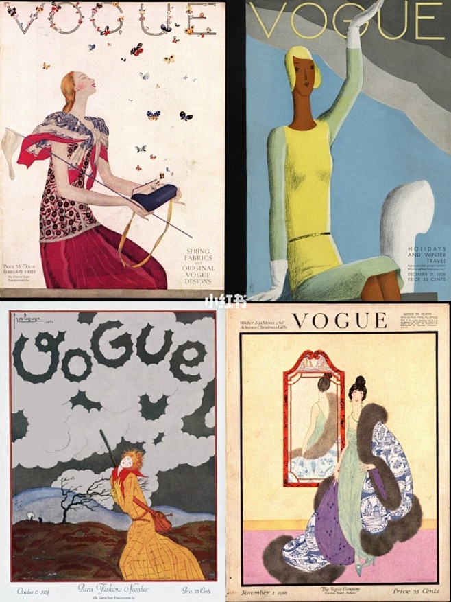 审美灵感.42《VOGUE》插画时光机_...