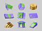 3D Icons Pack - Finance