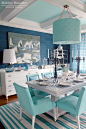 Mabley Handler Interior Design - The Beach House Dining Room at the 2012 Hampton Designer Showhouse