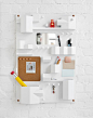 Note Design Studio has cooked up a lot of new products for Milan Design Week, but my favorite has to be this wall storage unit for Seletti.