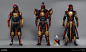 Destiny 2: Curse of Osiris: Faction Gear Refresh, Dorje Bellbrook : The bulk of the work here was originally done by other Bungie concept and character artists.  I only changed colors and decorations on the underlying structure.  I kinda like how they tur