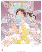 来自《中国日报》插画师们微博图片整理