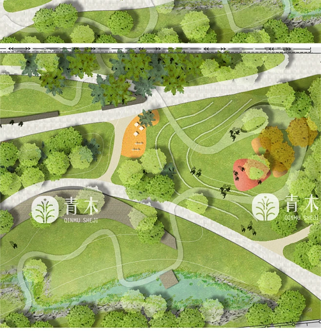 PS37园林景观设计小清新PS彩平面图案彩平图植物PSD分层后期素材-淘宝网图片_平面图片素材-花瓣网