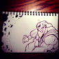 Street Fighter Sketch : Gouken by Zatransis