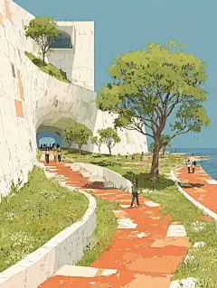 一分钟用Midjourney完成建筑大师设计手绘 - 小红书