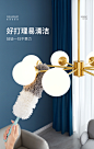 北欧吊灯客厅灯简约现代大气卧室灯具轻奢风格餐厅创意魔豆分子灯-tmall.com天猫