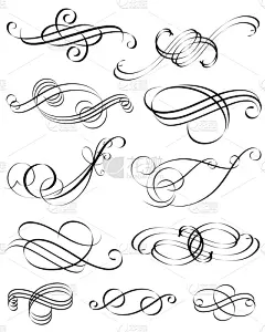 化学元素周期表,卷着的,植物群,巴洛克风格,哥特式风格,装饰品,漩涡形,弯曲,剪影