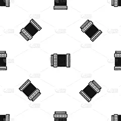 黑色,式样,手风琴,几何形状,白色,国内著名景点,传统,音乐,重复,休闲