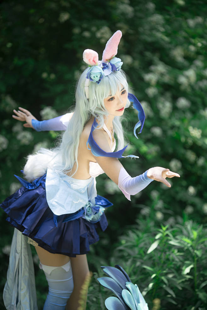 《王者荣耀》公孙离花间舞cosplay，...