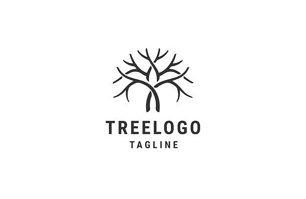 树木大树标志logo矢量图设计素材