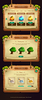 Elven Garden UI : Screens and UI created for the not released game "Elven Garden"