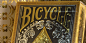 Bicycle® Aurora : Rich gold court cards represent a sunrise in this gorgeous deck! 