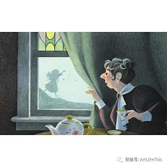 ~小生姓李~采集到彩铅插画