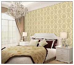 天丽无纺欧式经典款卧室客厅满铺_壁纸大全_雅特居家壁纸网