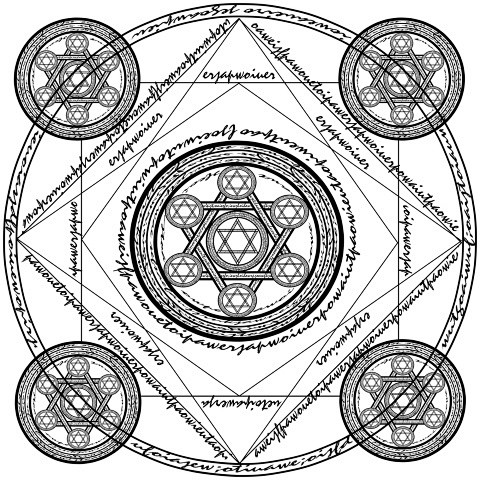 在魔法的世界里,魔法阵是召唤某些东西或打开异世界