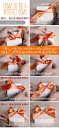 怎样在包装礼物的时候做一个完美的蝴蝶结