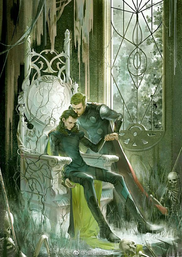 锤基cp含义:"锤"代表雷神索尔/托尔/thor,"基"代表邪神/火神洛基loki