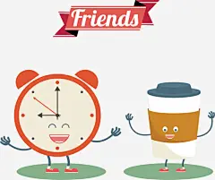 咖啡时间到高清素材 coffee 休息 创意插画 加班 午休 咖啡插画 喝咖啡 悠闲 提神 放松 熬夜 矢量素材 速溶咖啡 免抠png 设计图片 免费下载