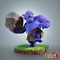 Clash of Clans - Wizard, Supercell Art : © 2012 Supercell Oy.