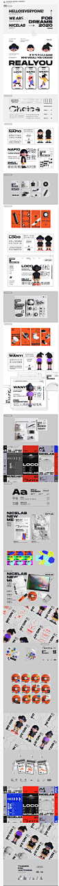 NiceLabStudio成员形象设计VI拓展使用设计 on Behan