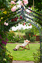 人,饮食,自然,户外,60到64岁_565880533_Caucasian man relaxing in lawn chair in backyard_创意图片_Getty Images China