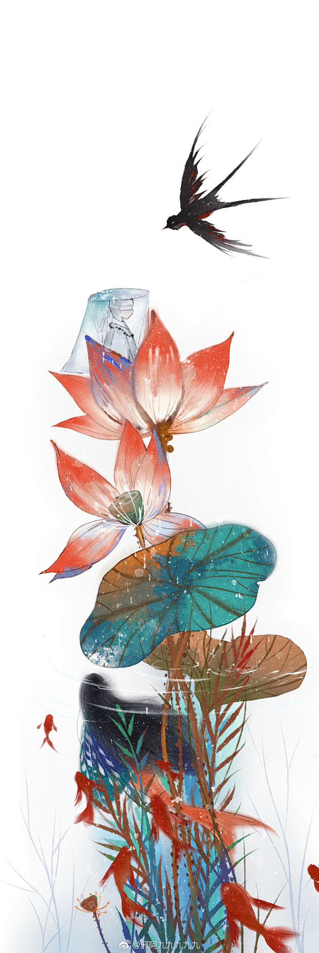 古风古风插画古风绘画这组作品构来自古风梦微博