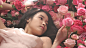 IU，李智恩，清纯，花朵，玫瑰，写真，美女壁纸